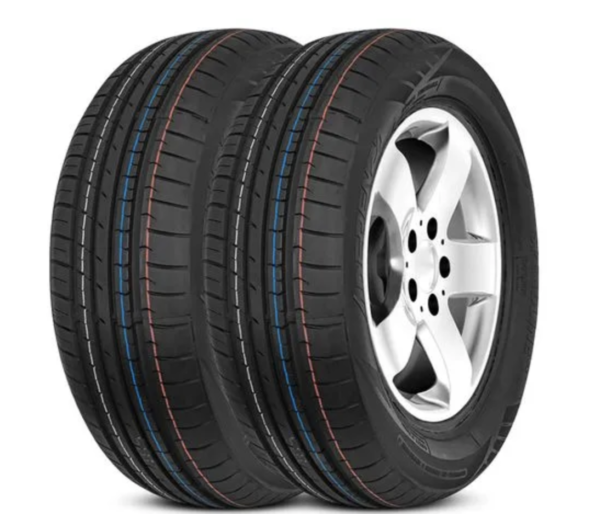 Kit 2 Pneu Aro 14 185/60R14 Aderenza 82H TL Speedline D2