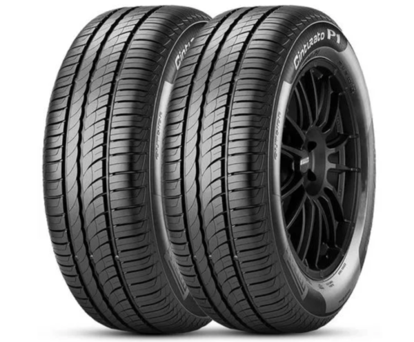 Kit 2 Pneu Aro 15 195/65R15 Pirelli 91H TL Cinturato P1