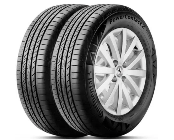 Kit 2 Pneu Continental Aro 16 205/60r16 92H PowerContact 2