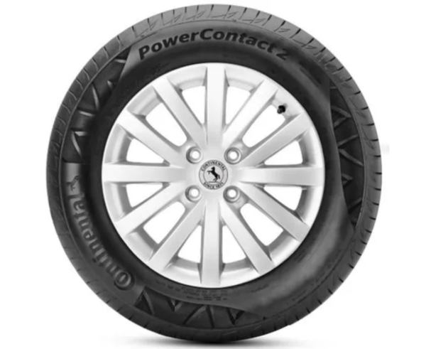 Kit 2 Pneu Continental Aro 16 195/55r16 87H TL FR PowerContact 2 - Image 3