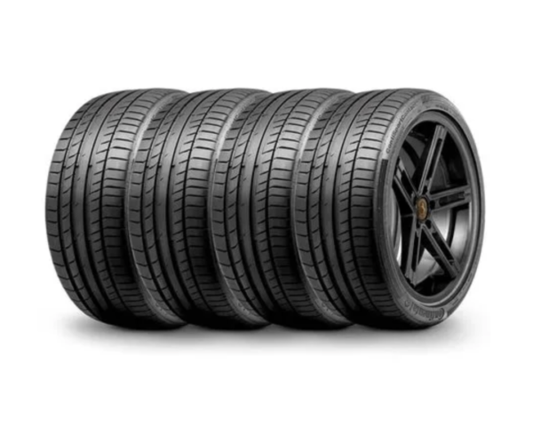 Kit 4 Pneu Continental Aro 17 245/45r17 99y Sport Contact 5 Mo