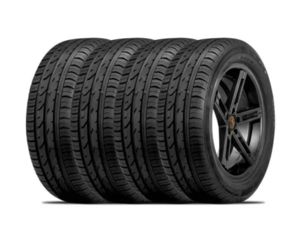 Kit 4 Pneu Continental 205/50r17 89Y Premium Contact 2 Run Flat