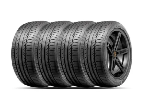 Kit 4 Pneu Continental Aro 18 255/45r18 99w Sport Contact 5 SSR Run Flat